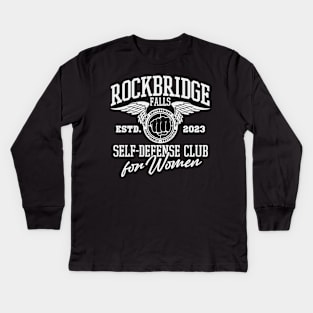 Rockbridge Fall Self-Defense Club for Women Kids Long Sleeve T-Shirt